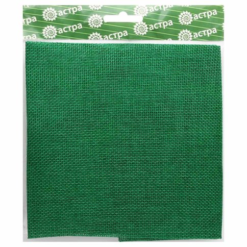Ткань декоративная, рогожка 2AR111, цвет зеленый