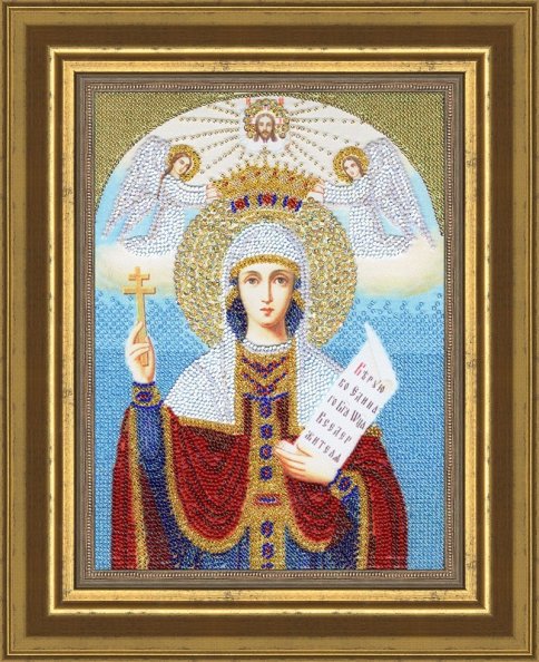 Икона Св. Великомученицы Параскевы Пятницы, набор для вышивки