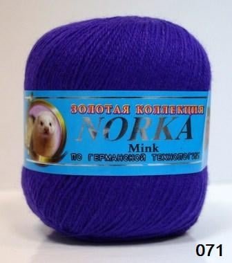 Пряжа поштучно Color City Norka 48% пух норки, 52% козий пух