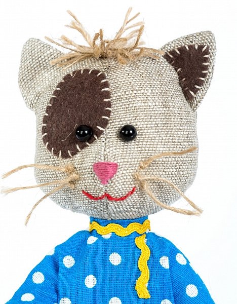 Набор для шитья текстильной игрушки "Домовитый кот Василий"