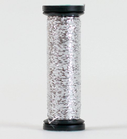 Металлизированная нить Kreinik Blending Filament, цвет серебряный яркий