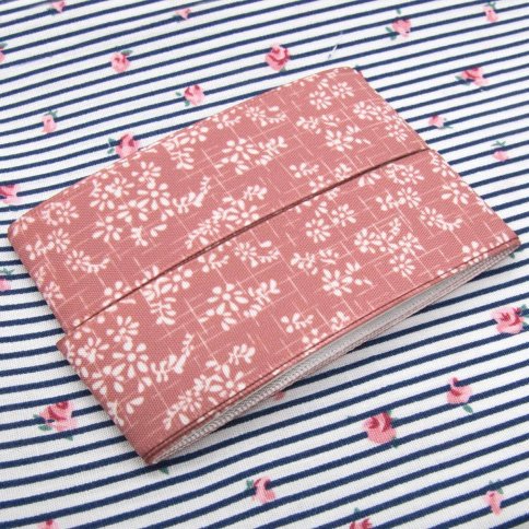 Ткань декоративная х/б с лентой, набор 03, розовый