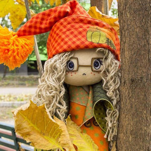 Набор для шитья текстильной каркасной куклы "Осень"