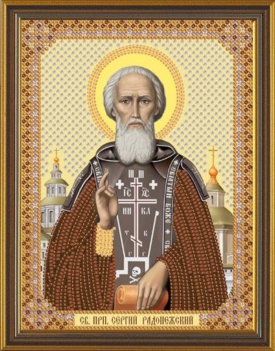 Святой Преподобный Сергий Радонежский, набор для вышивки