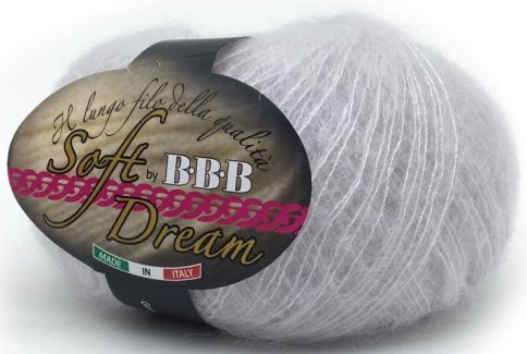 Пряжа BBB Filati Soft Dream 75% супер кид мохер, 25% шелк, 25г/200м