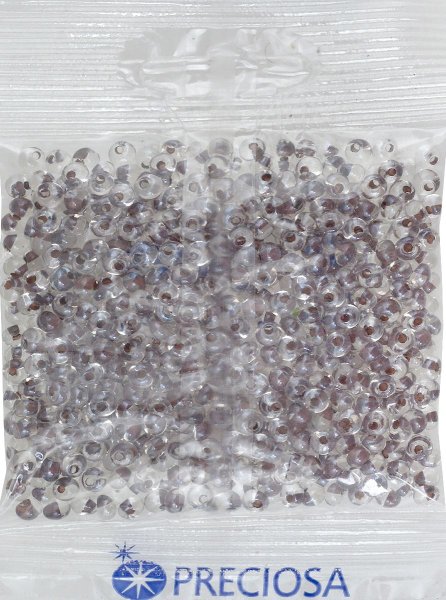 Бисер Preciosa Drops, размер 5/0, с цветным центром, цвет 38618, жемчужно-коричневый, 50гр