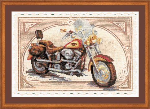 Harley Davidson, набор для вышивания