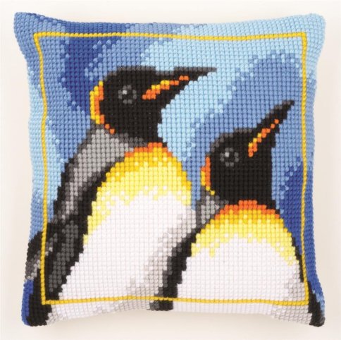 Королевские пингвины, набор для вышивания