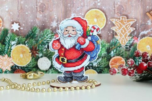 Веселый Санта, набор для вышивания