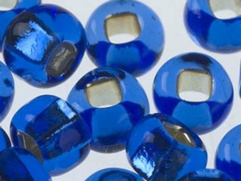 Бисер Preciosa Rocaille, размер 6/0, с цветным центром, цвет 37050, синий, 50гр