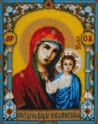 Икона Казанской Божией Матери, набор для вышивки
