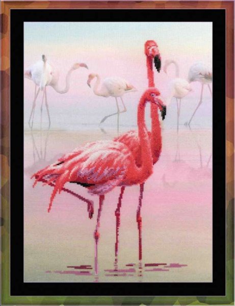Фламинго, набор для вышивания Риолис