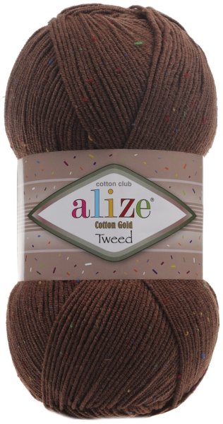 Пряжа Alize Cotton Gold Tweed, 57% хлопок, 40% акрил, 3% полиэстер, 100гр/330м
