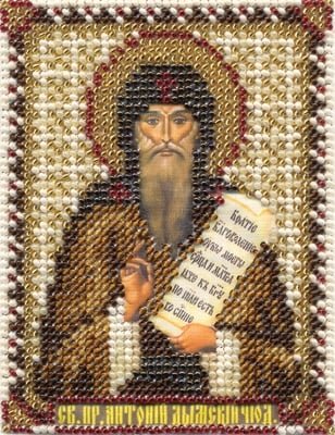 Икона Преподобного Антония Дымского, набор для вышивки