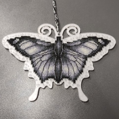 Бабочка Тень, схема для вышивки крестиком