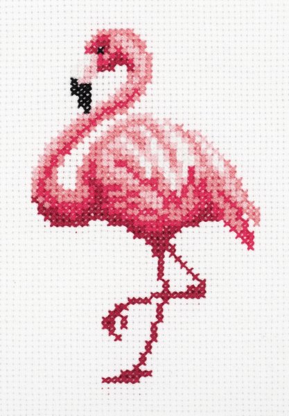 Фламинго, набор для вышивания крестом
