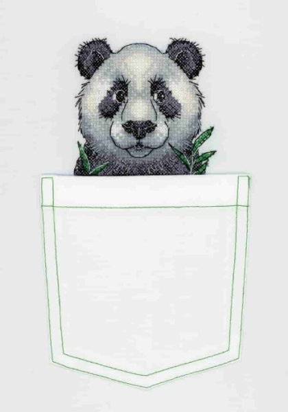 Весёлая панда, набор для вышивания