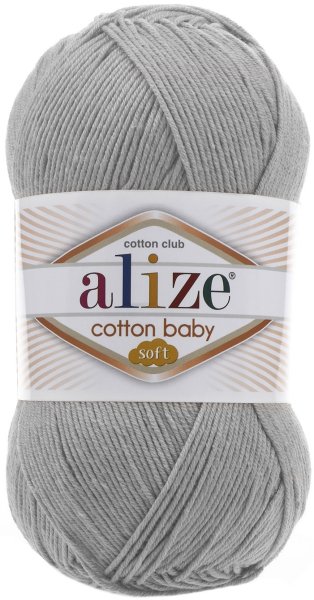 Пряжа Alize Cotton Baby Soft, 50% хлопок, 50% акрил, 100гр/270м