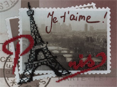 Воспоминания о Париже, набор для вышивки 