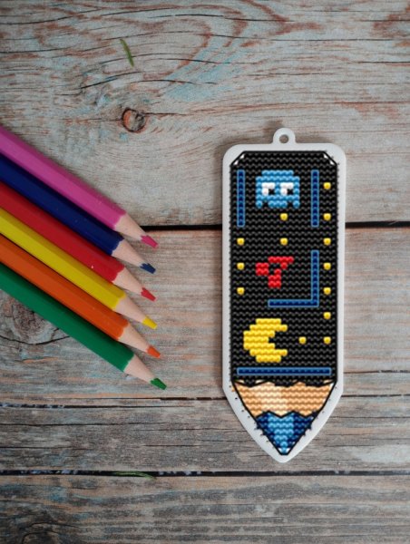 Pac-Man, схема для вышивки крестом