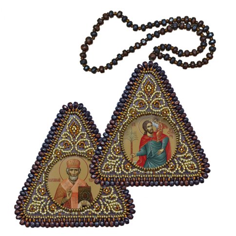 Святой Мученик Христофор и Святой Николай Чудотворец, набор для вышивания