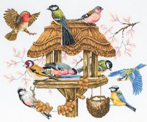 Кормушка для птиц, набор для вышивания, арт. APC942 Anchor | Купить онлайн  на Mybobbin.ru