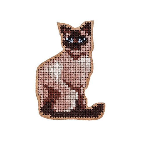 Сиамская кошка, набор для вышивания броши