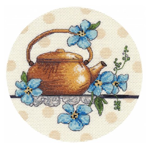 Чайная миниатюра-2, набор для вышивания