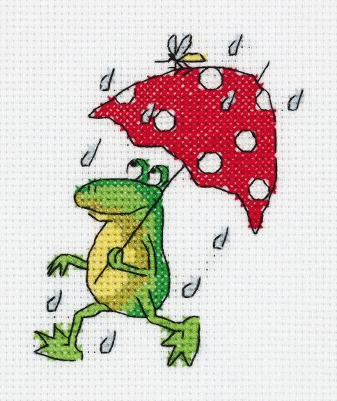 Летний дождь, набор для вышивания