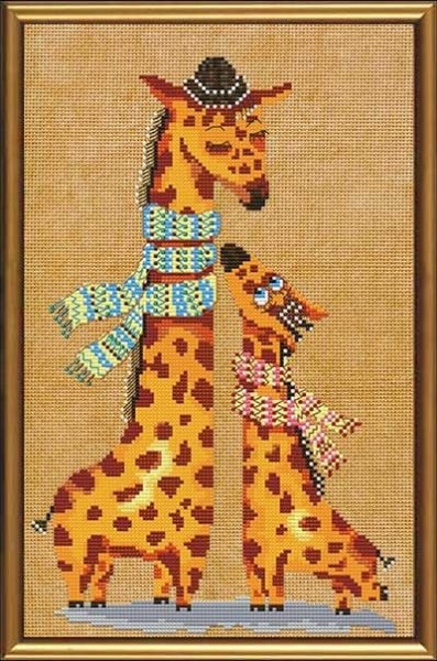 Жирафики, набор для вышивки
