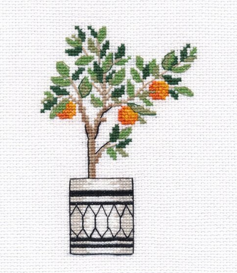 Апельсиновое дерево, набор для вышивания