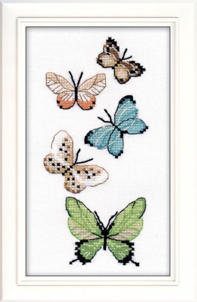 Бабочки Овен, набор для вышивания