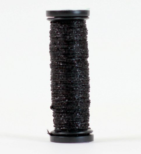 Металлизированная нить Kreinik, цвет черный