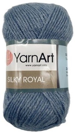Пряжа YarnArt Silky Royal, 35% шелк rayon, 65% мериносовая шерсть, 50гр/140м
