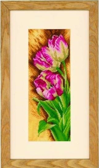 Тюльпаны Lanarte, набор для вышивания