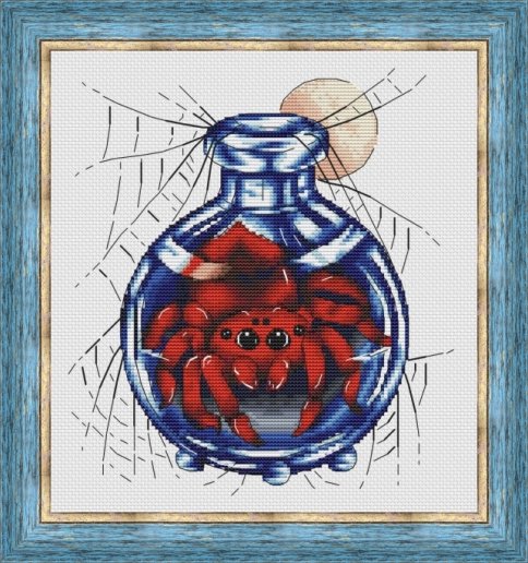 Зелье паука, схема для вышивания 