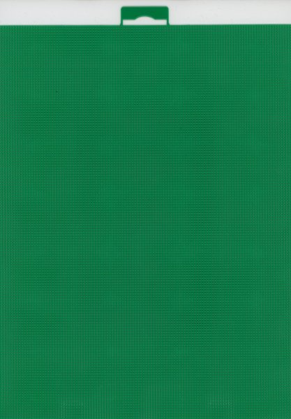 Канва пластиковая, 21х28см, цвет зеленый