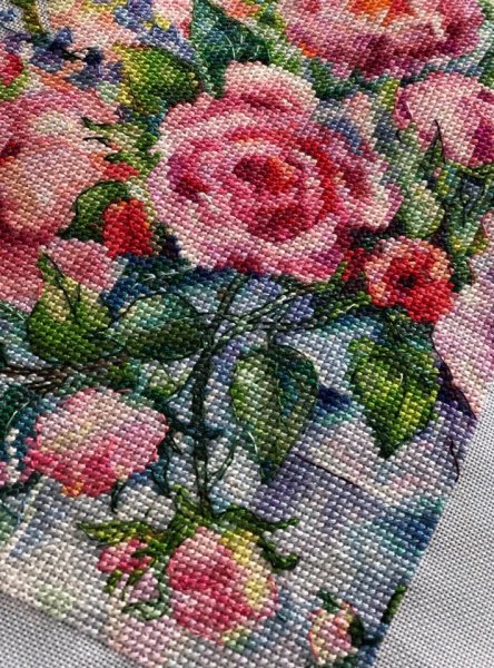 Букет роз, авторская схема для вышивки