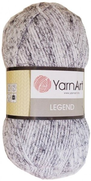 Пряжа YarnArt Legend, 25% шерсть, 65% акрил, 10% вискоза, 100гр/300м
