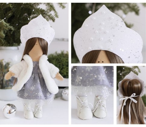 Набор для шитья "Интерьерная кукла Снегурочка"