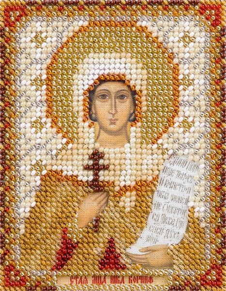 Икона Св. мученицы Ники (Виктории) Коринфской, набор для вышивки