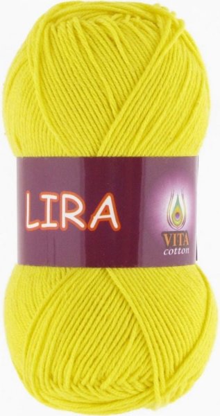 Пряжа Vita Cotton Lira, 60% хлопок, 40% акрил, 50гр/150м