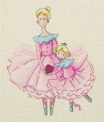 Мама и дочка, набор для вышивания