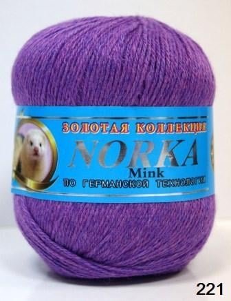 Пряжа поштучно Color City Norka 48% пух норки, 52% козий пух