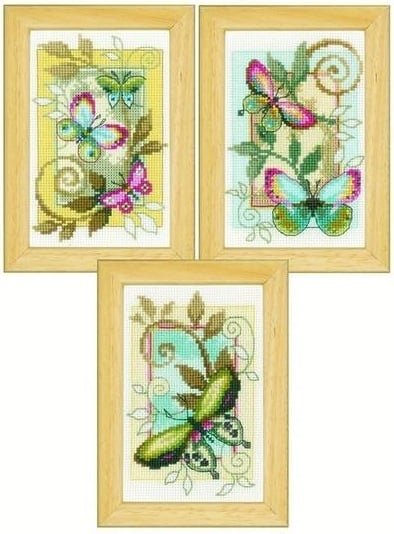 Декоративные бабочки, набор для вышивания