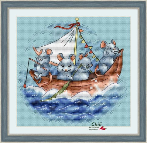 Морячки, схема для вышивки