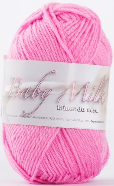 Пряжа Laines du Nord Baby Milk 70% меринос, 30% молочное волокно, 25г/100м