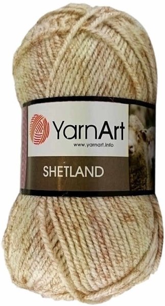 Пряжа YarnArt Shetland, 30% шерсть вирджин, 70% акрил, 100гр/220м