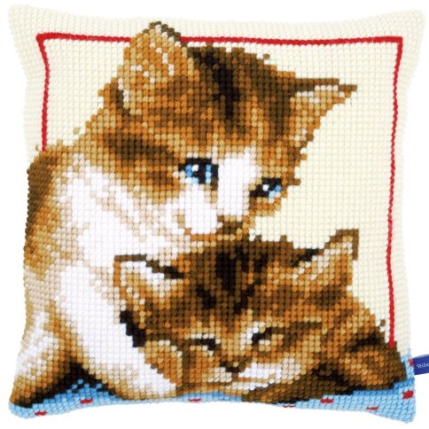 Играющие котята, набор для вышивания