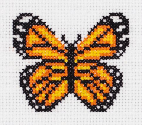 Маленькая бабочка, набор для вышивания